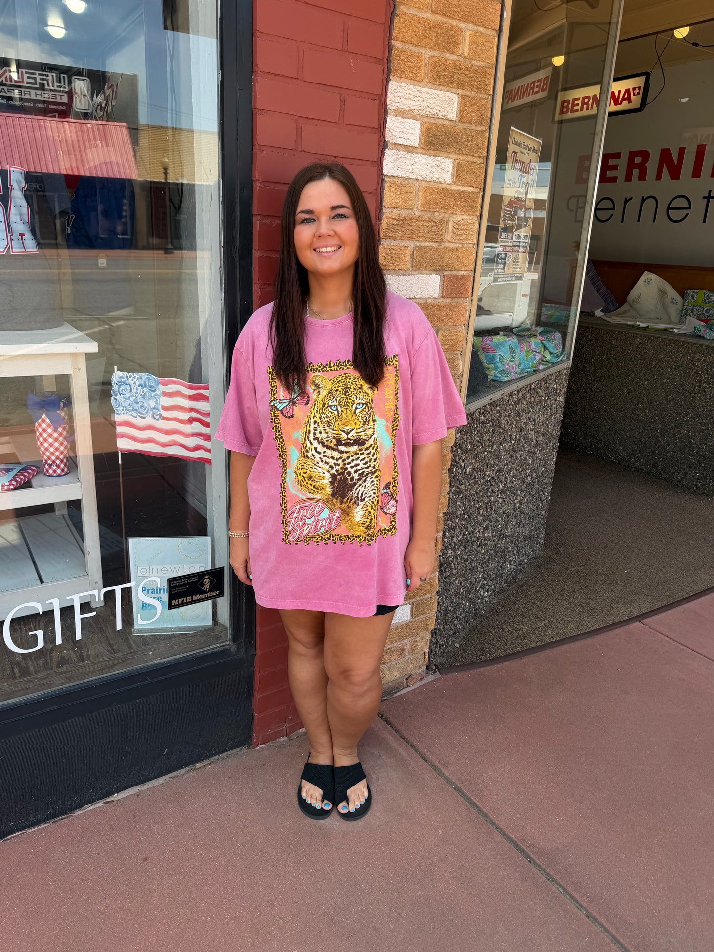 Free Spirit Dreamer Leopard Tee