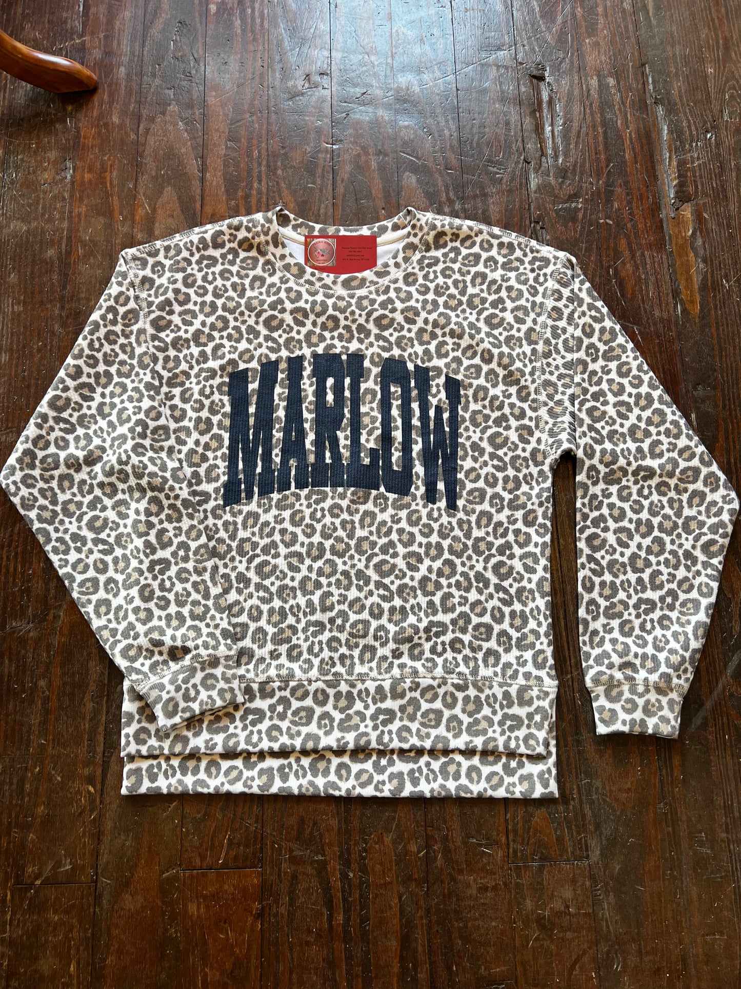 Leopard School Sweatshirt