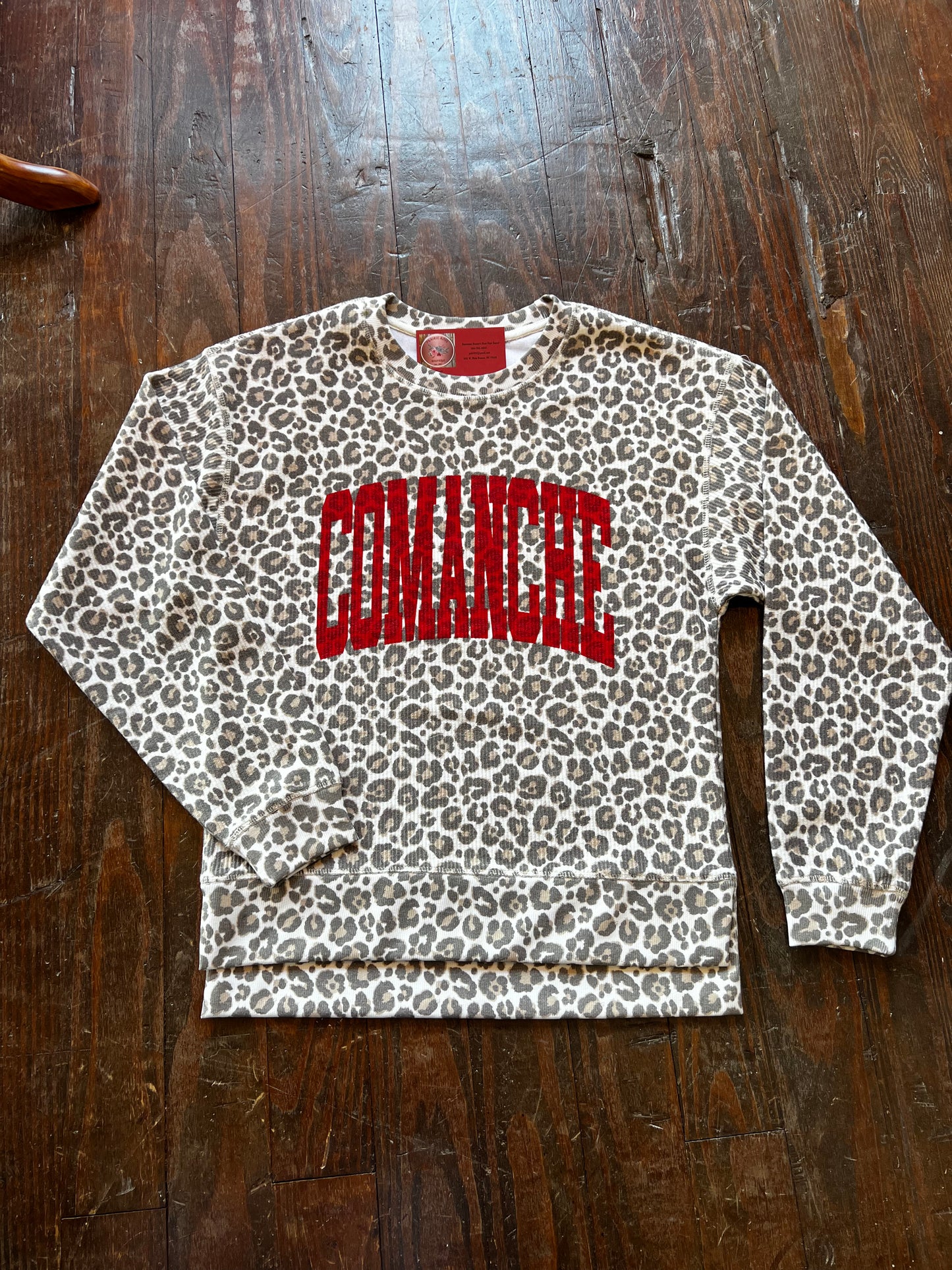 Leopard School Sweatshirt