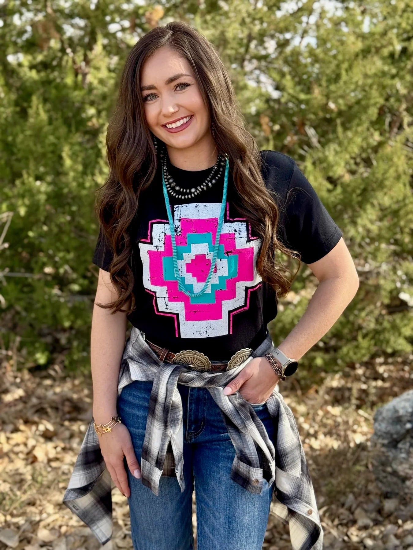 Kandi Aztec Tee