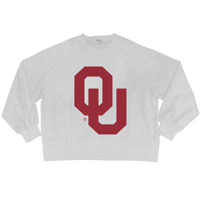 MD - Sequin Varsity Long Sleeve Tee in University of Oklahoma