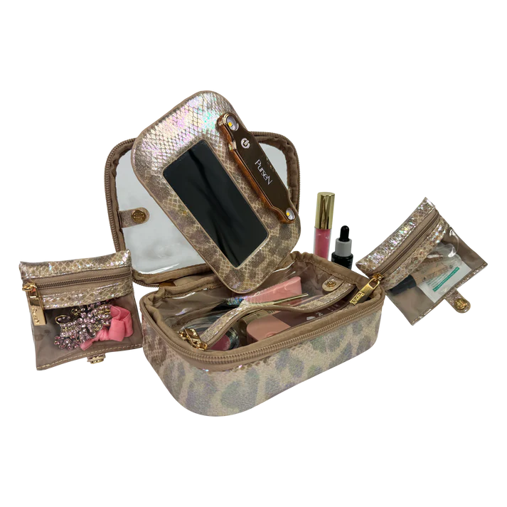 Litt Mini Organizer - Glimmer Leopard