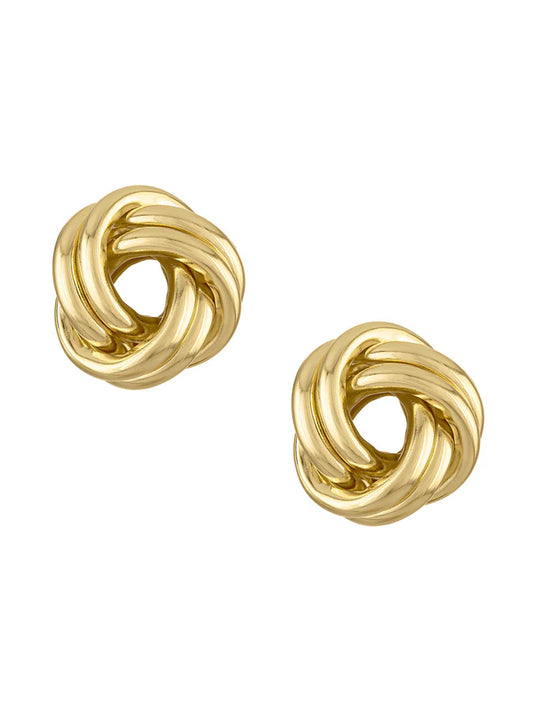 Monkey's Fist Knot Post Earring
