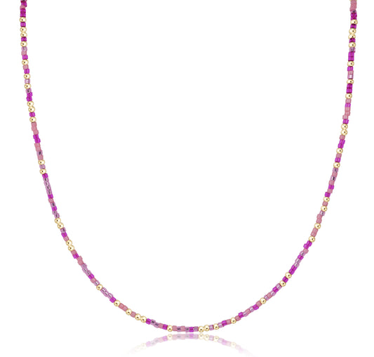 15" Choker Hope Unwritten - Back To The Fuchsia