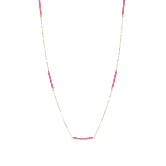 15" Choker Simplicity Chain Gold - Hope Bliss - Bubblegum