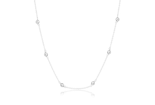 15" Choker Simplicity Chain Sterling - Classic 4mm Sterling