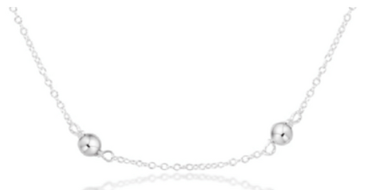 17" Choker Simplicity Chain Sterling - Classic 4mm Sterling