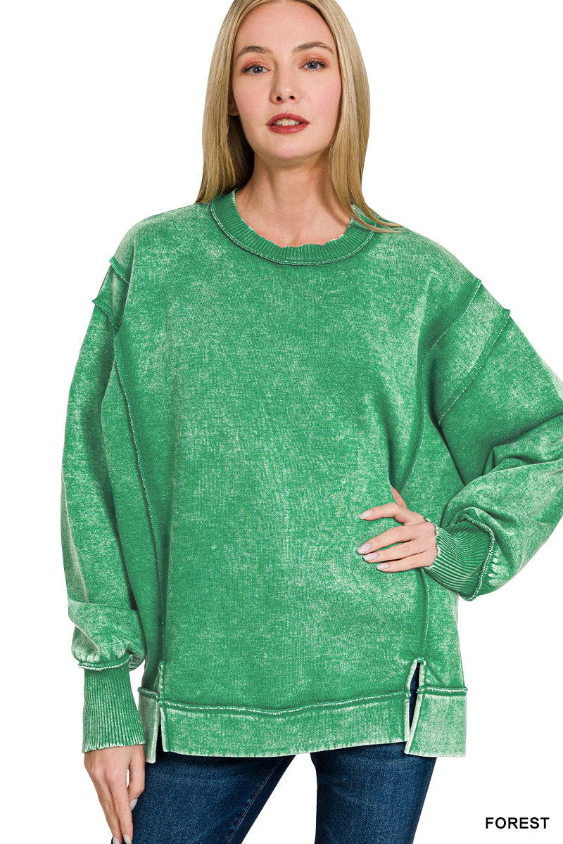 Acid Wash Sweatshirt