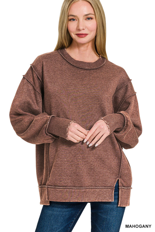 Acid Wash Sweatshirt