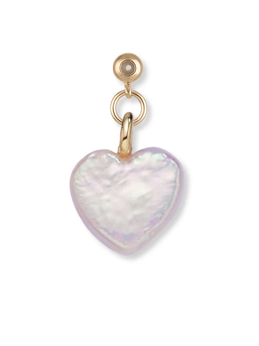 Heart Pearl Grip Charm