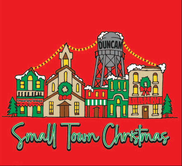 Small Town Prairie Rose Christmas