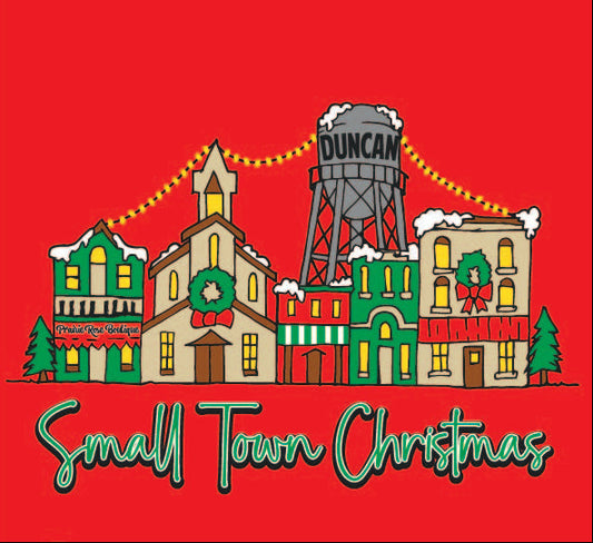 Small Town Prairie Rose Christmas