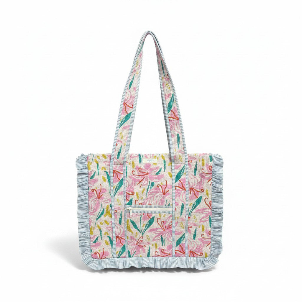 JANE TOTE RUFFLE GARDEN PARTY