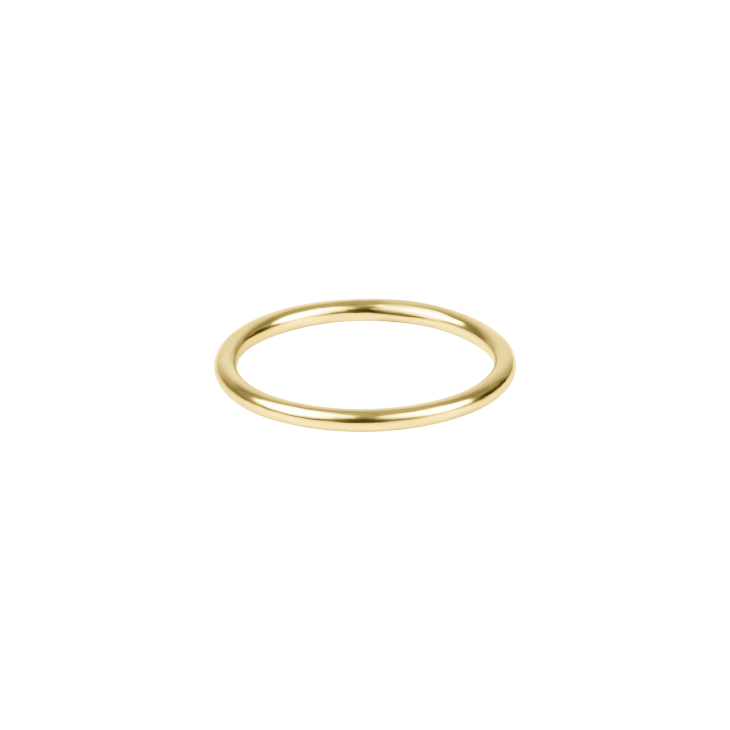 Classic Gold Thin Band Ring - Size 6