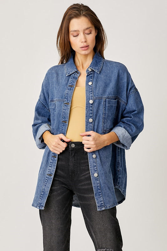 Denim Darling Shacket
