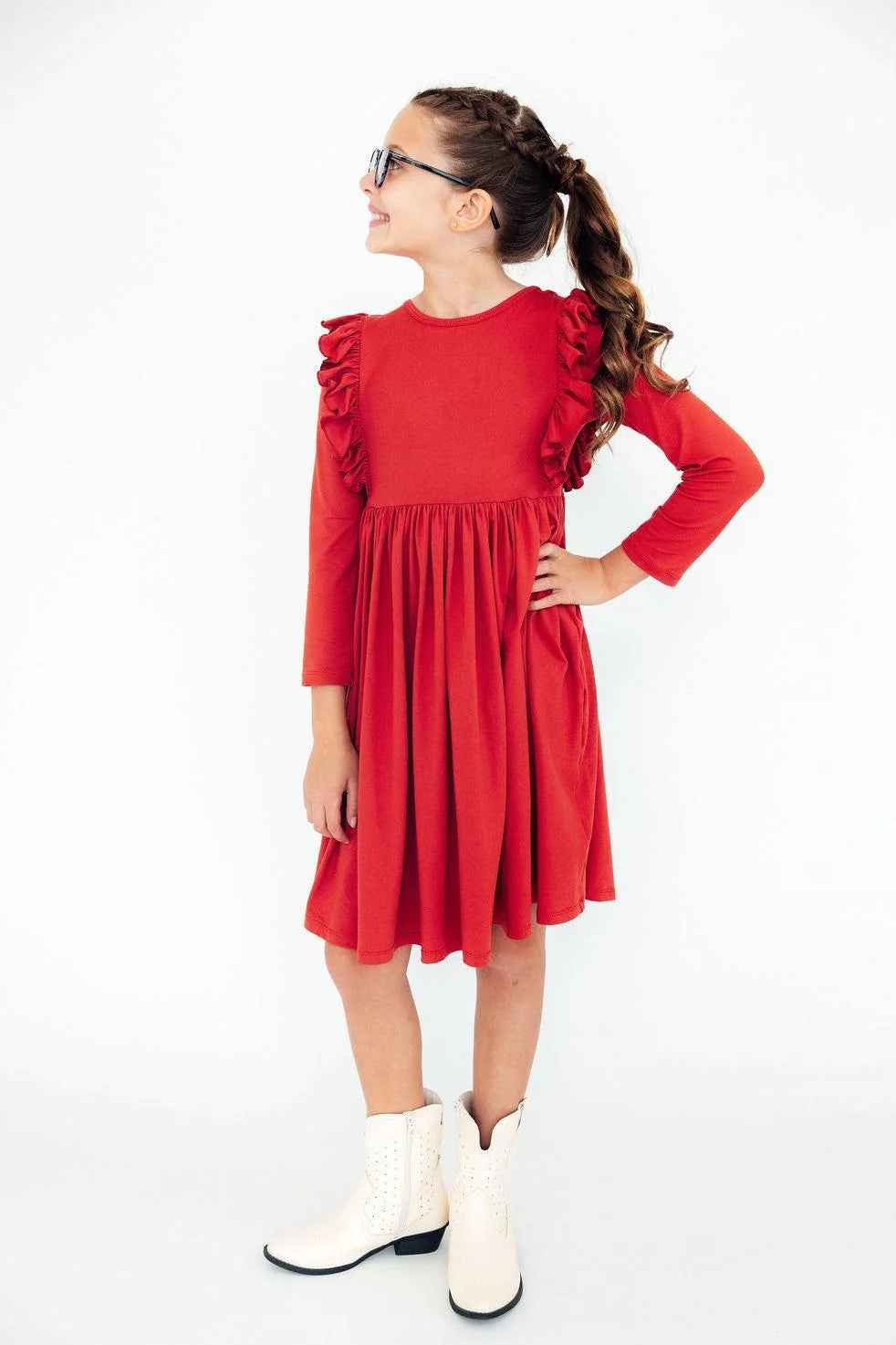 Ruffle Twirl Dress - L/S