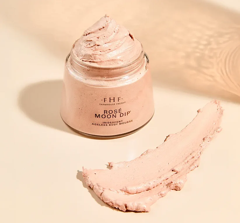 Rosé Moon Dip® Iridescent Ageless Body Mousse