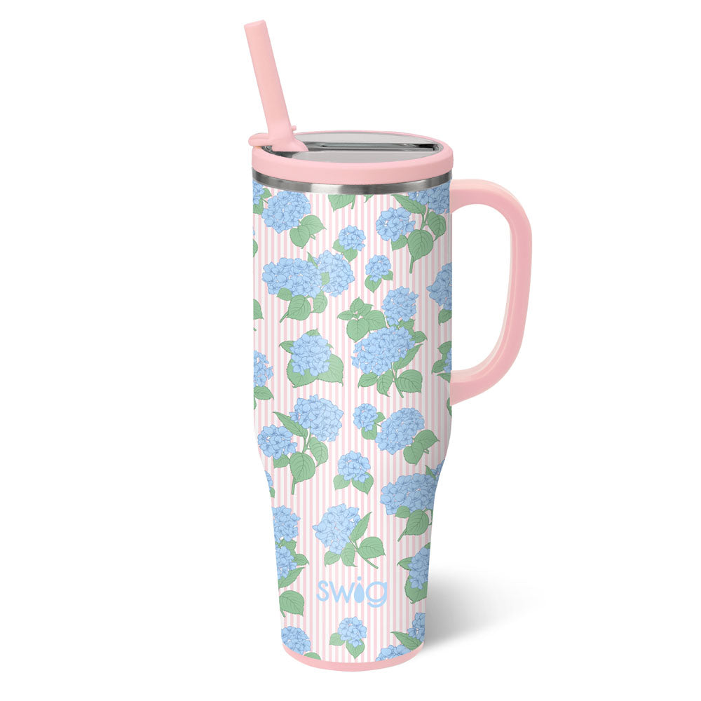 Hydrangeas Mega Mug 40oz