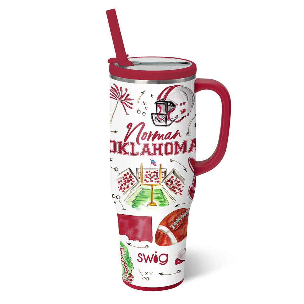 Tailgates in Norman Mega Mug 40oz