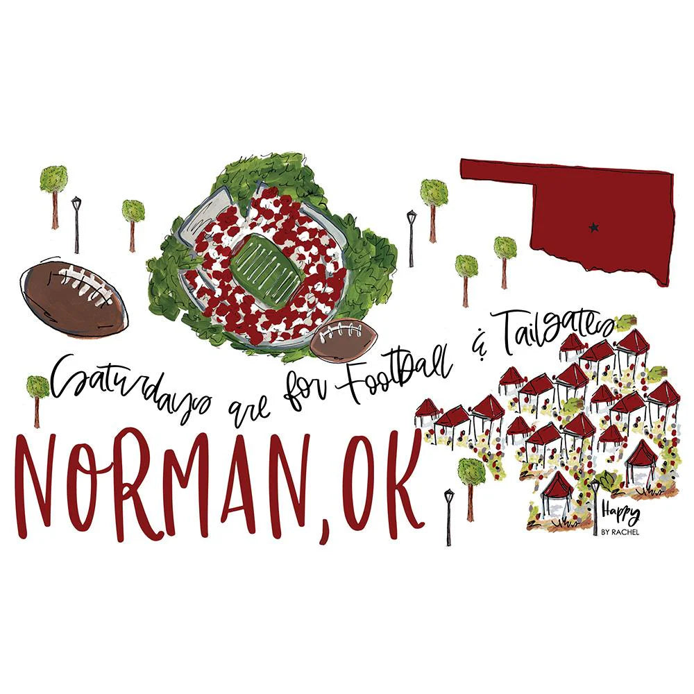 Saturdays in Norman Medium Iced Cup Coolie