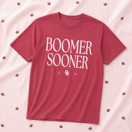 OKLAHOMA 2026: Boomer Sooner Classic Polkadot (COMFORT COLORS SHORTSLEEVE)