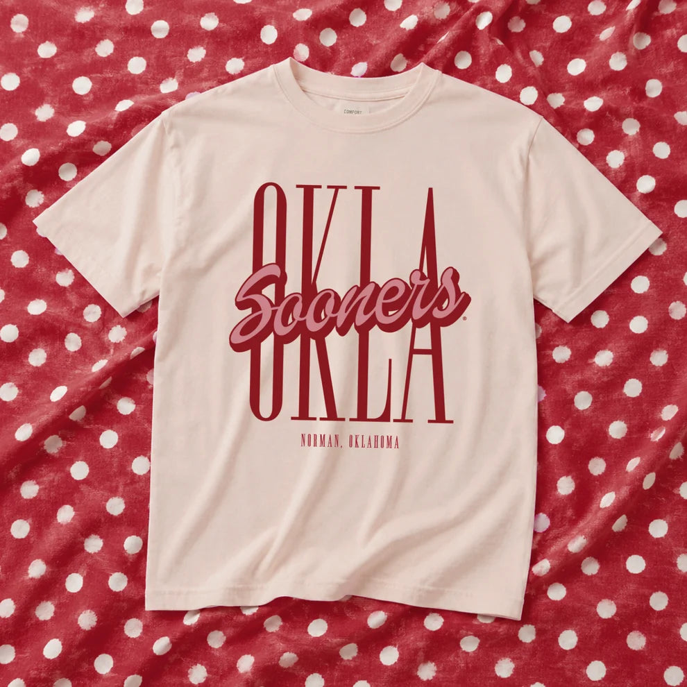 UNIV. of OKLAHOMA 2026: OKLA Sooners Script (COMFORT COLORS SHORTSLEEVE)