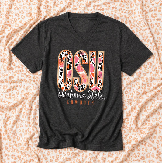 OSU Mixed Pattern 2026 (BELLA CANVAS VNECK)