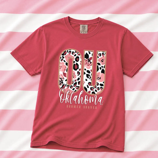 UNIV. of OKLAHOMA 2026: OU Mixed Pattern 2026 (COMFORT COLORS SHORTSLEEVE)