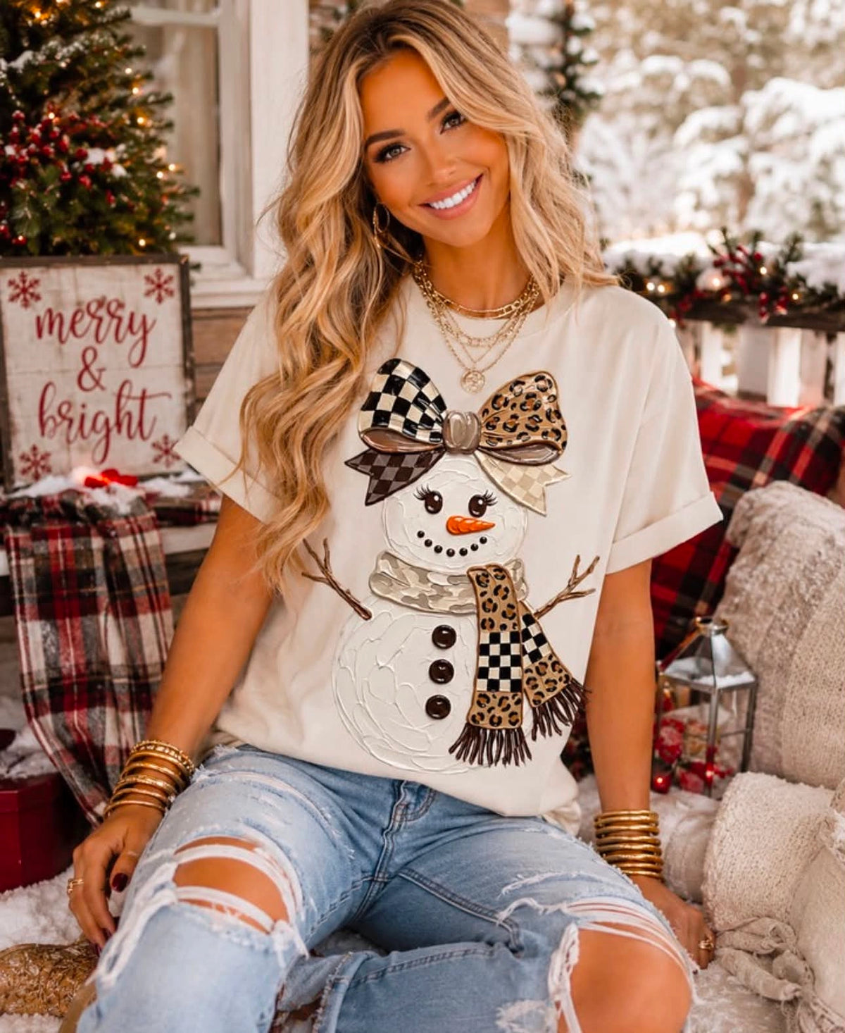 Snow Much Sass Snowgirl Tee