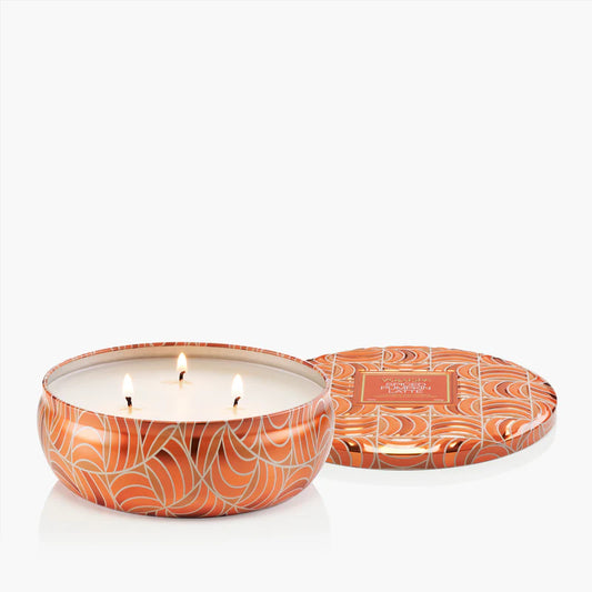 3 Wick Tin Candle