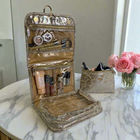 Toiletry Case - Glimmer Leopard