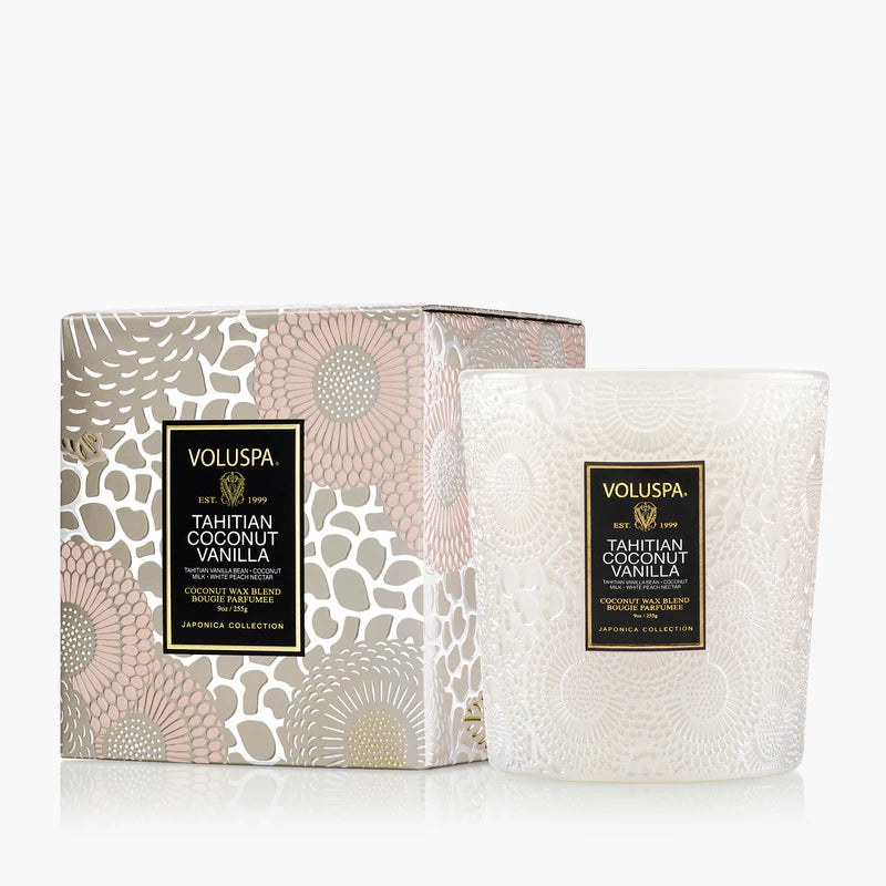 Tahitian Coconut Vanilla 9oz Candle