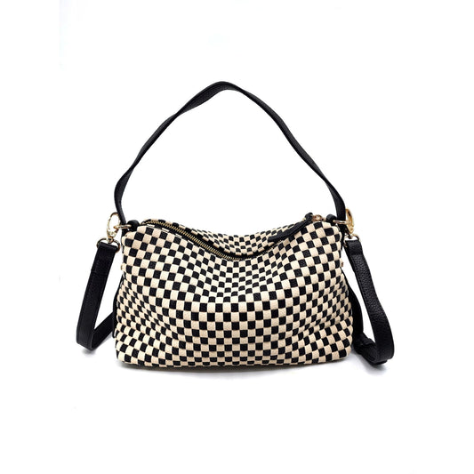 Woven Slouchy Shoulder and Crossbody Bag