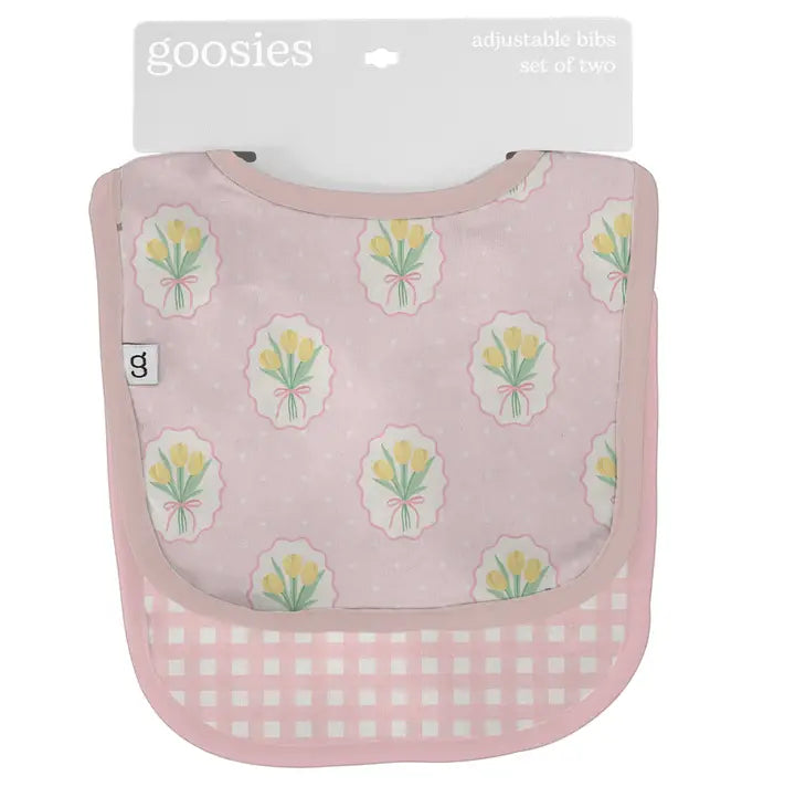 Bib Set- Fancy Tulips