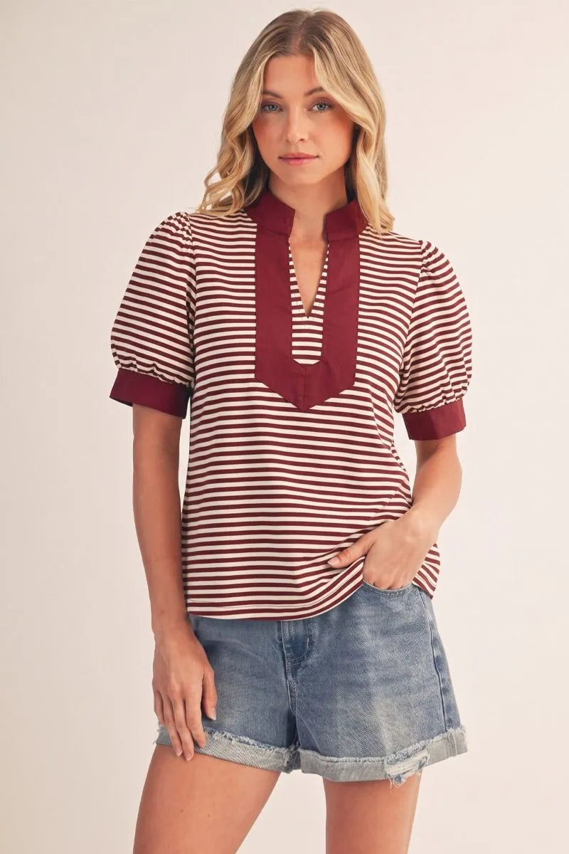 Burgundy Bliss Top