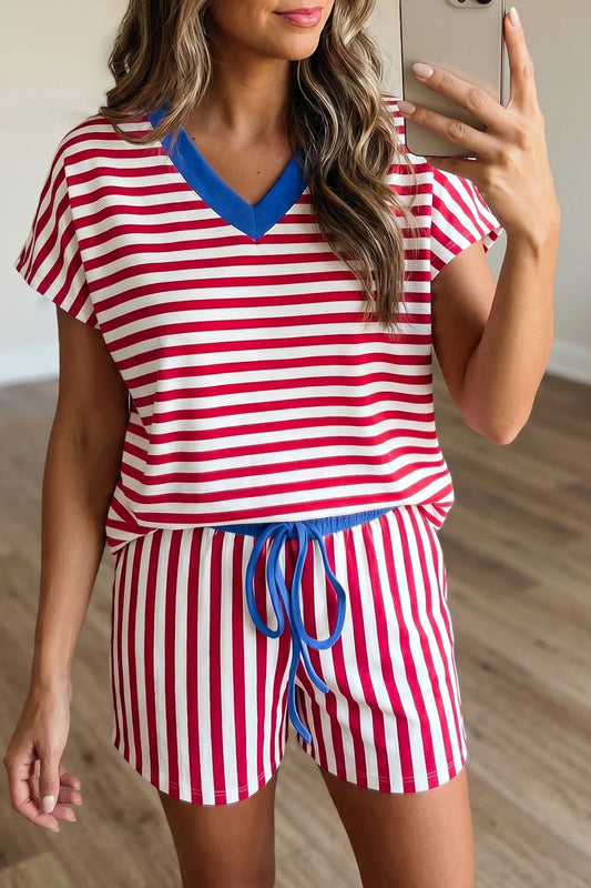 Red, White & Cute Top