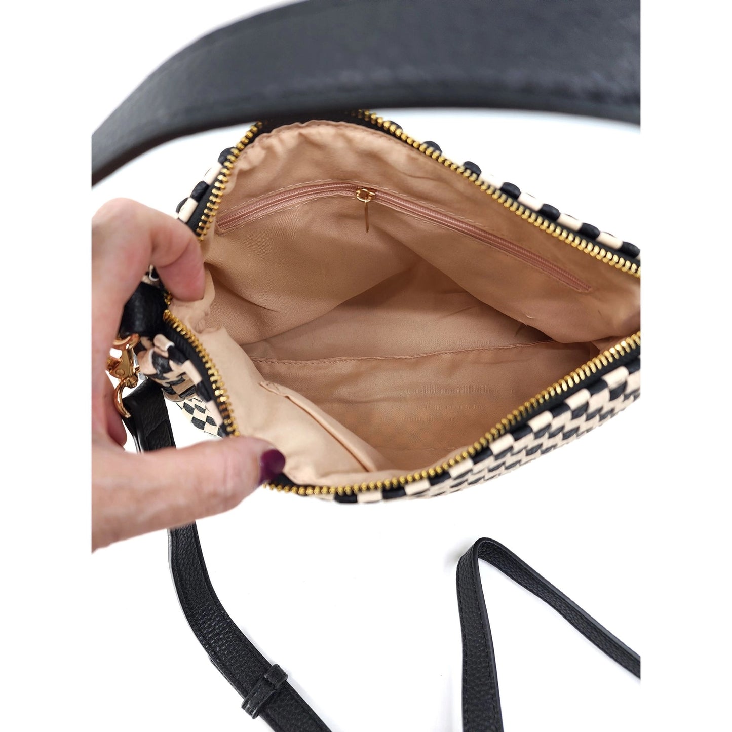 Woven Slouchy Shoulder and Crossbody Bag