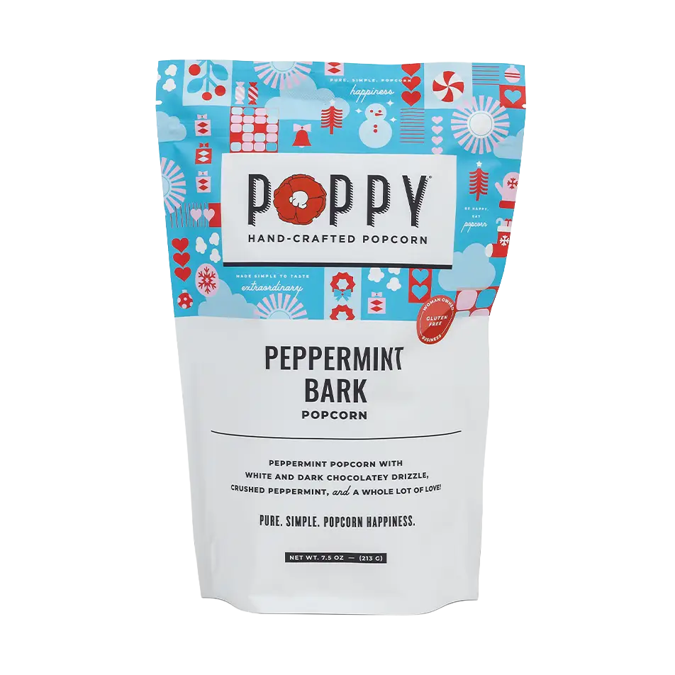 Peppermint Bark Popcorn Holiday