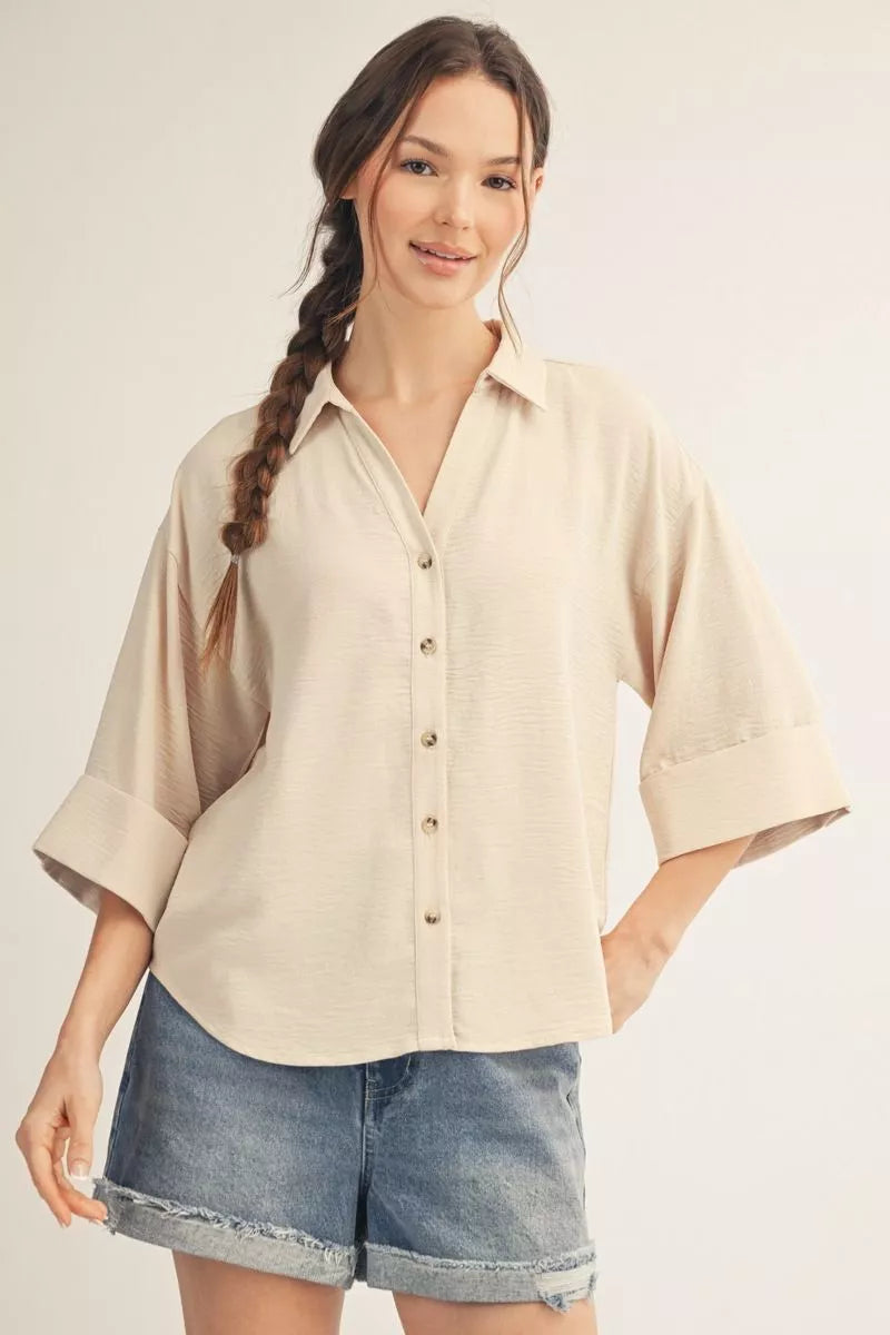 The Everyday Oat Button-Down