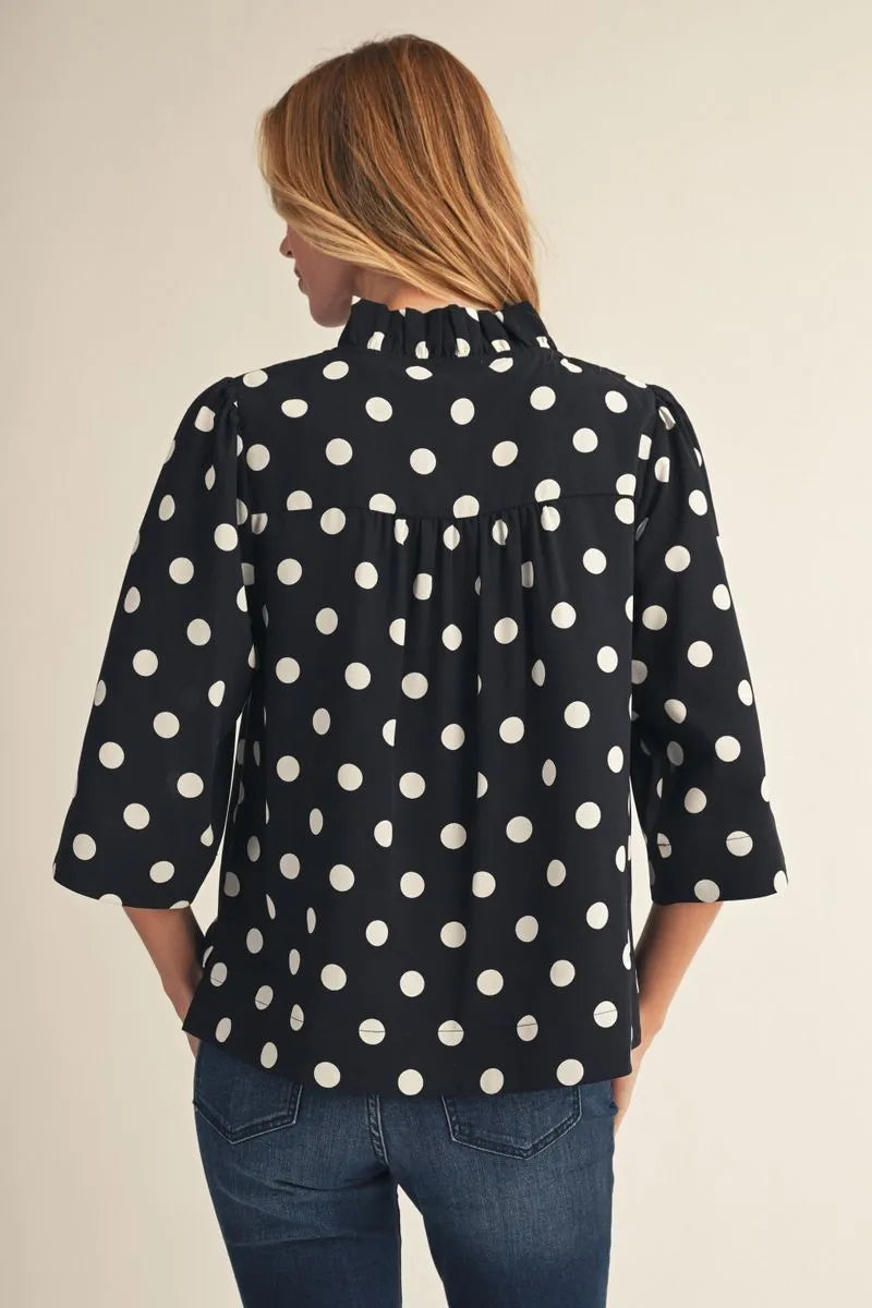 Vintage Noir Blouse