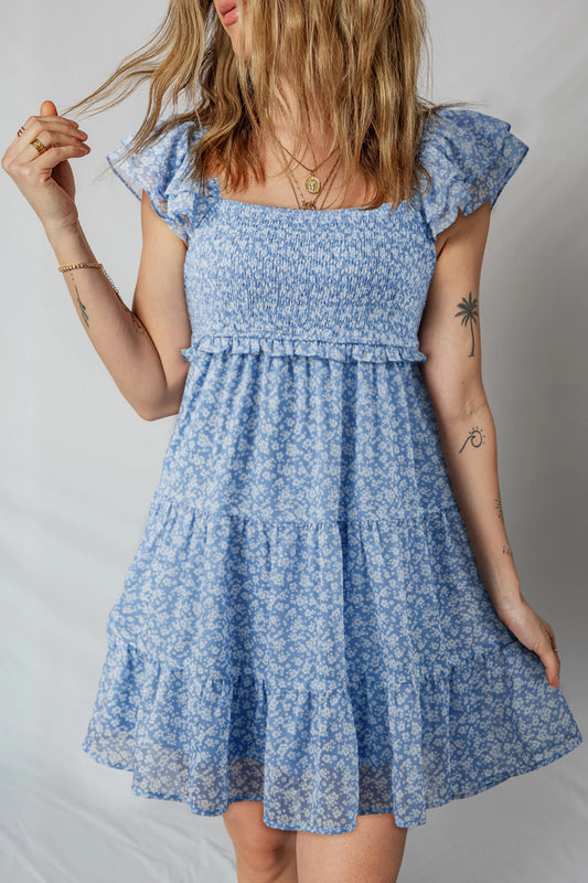 Little Blue Blossom Dress