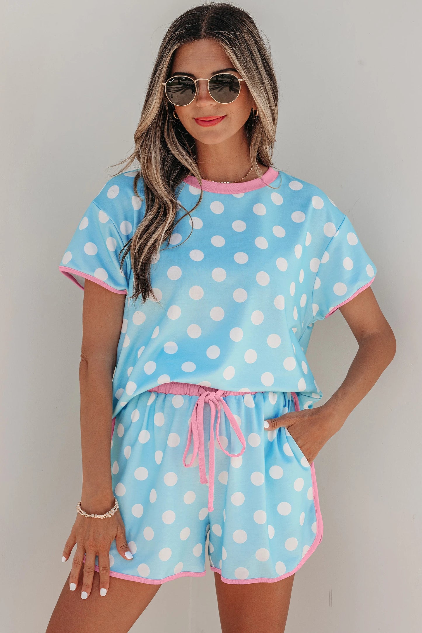 Cotton Candy Dots Shorts