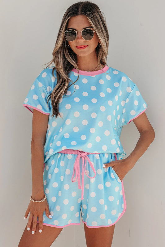 Cotton Candy Dots Top