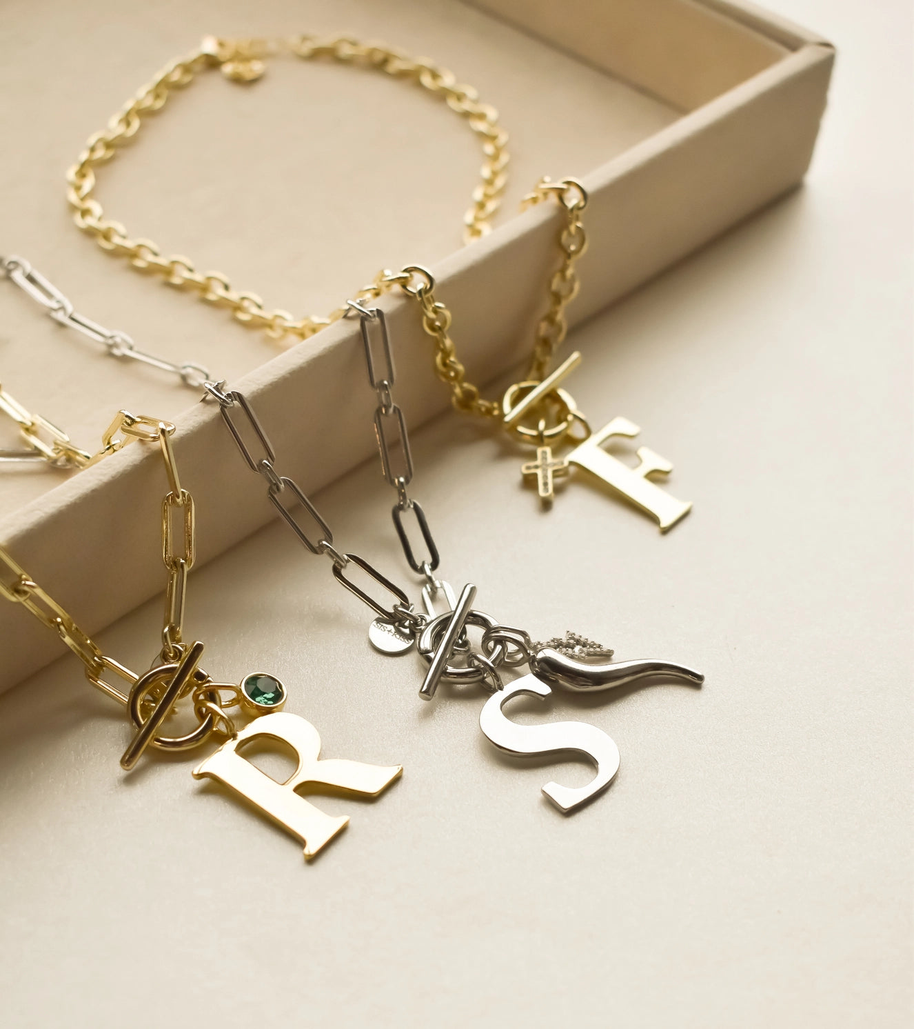 All-American Initial Charm