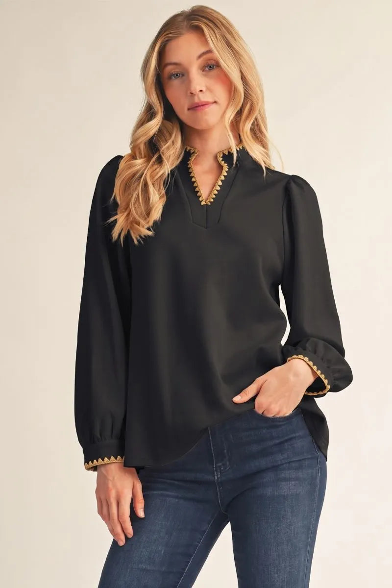 Gilded Grace Top