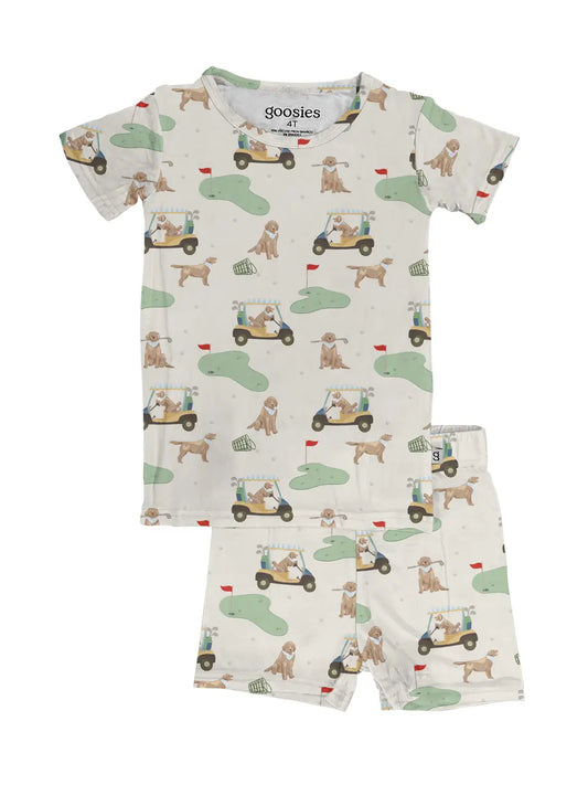 SS & Shorts PJ -Barks & Birdies (Golf Dogs)
