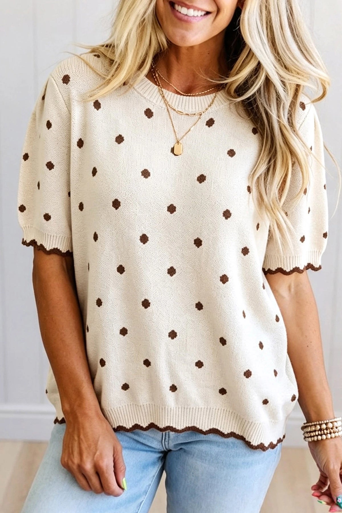 Scalloped Sweetness Top
