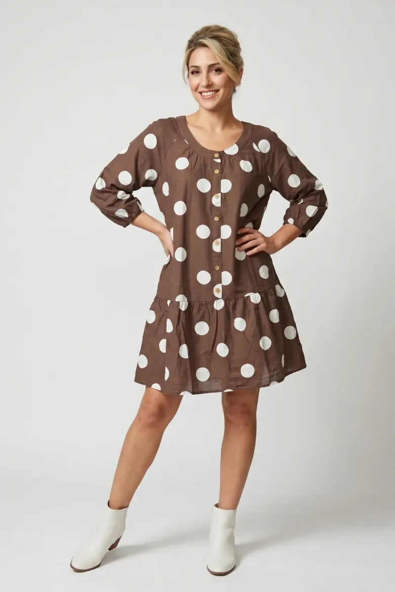 Whimsy Mocha Dress