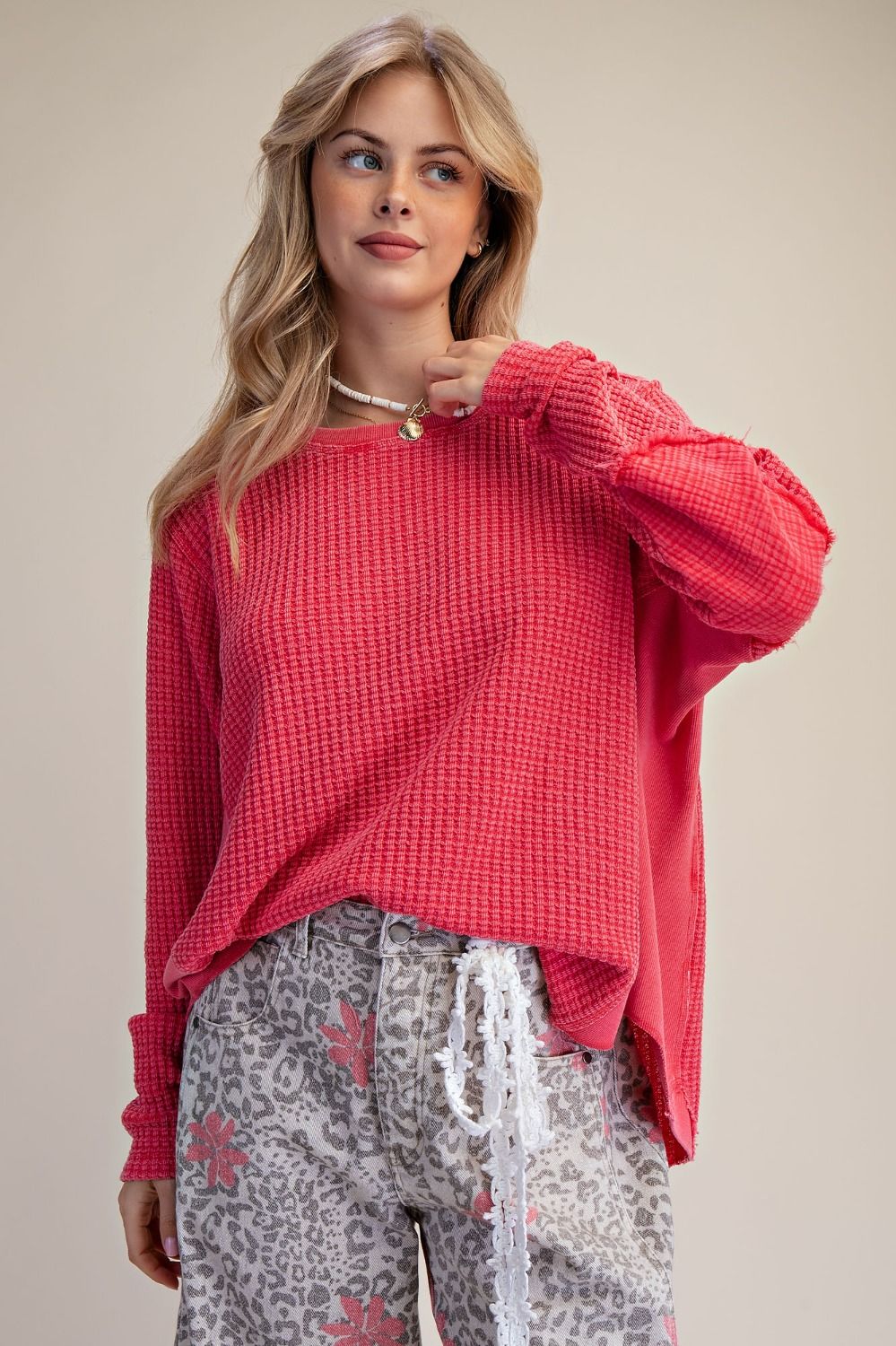 Blushing Poppy Top