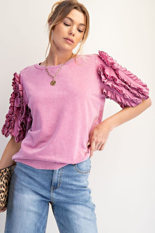 Flirty Frills Top